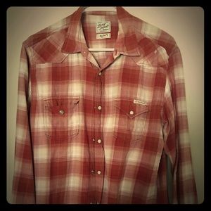 Lucky Brand medium pearl snap shirt